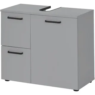 BASIC by Balculina Waschbeckenunterschrank Vanice 70 x 60 x 35 cm Grau