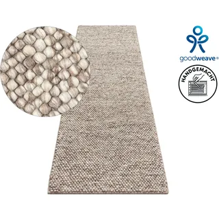 LeGer Home by Lena Gercke Ainhoa Wollteppich 80 x 250 cm Beige