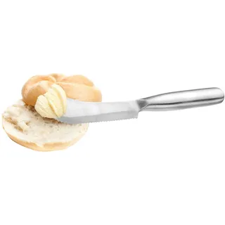 Westmark Frühstücksmesser, Wellenschliff, Breite Klingenspitze, Gesamtlänge: 22 cm, Rostfreier Edelstahl, Silber, 13592260