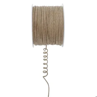 Deko AS GmbH Papierdraht Natur - 2mm 100m - 601-71