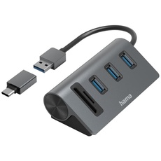Bild 5 Ports, 3x USB-A, SD, microSD, inkl. USB-C-Adapter,