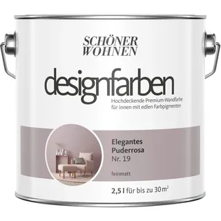 Designfarben 2,5 l elegantes puderrosa