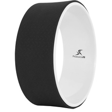 ProsourceFit Unisex – Erwachsene 810244022597 Yoga-Rad, Black/White, Einheitsgröße