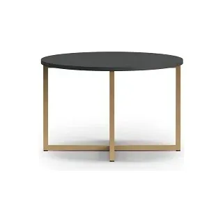 Furmeb24 - PULA - Couchtisch mit geraden Metallbeinen , Marine-Matt. - Blau