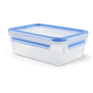 Emsa Frischhaltedose rechteckig blau 7 cm hoch 1,0 l