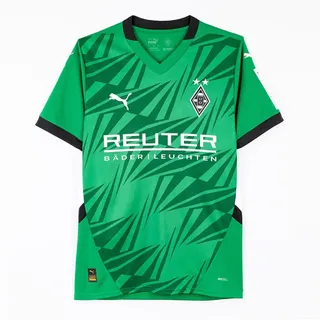 Puma BMG Away Jersey Replica with Sponsor archive green-puma white 3XL