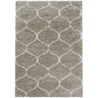 Ayyildiz Teppiche Hochflor-Teppich SALSA 3201«, beige