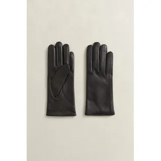GANT CASHMERE LINED LEATHER GLOVES Braun M