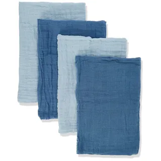 Pippi Unisex Baby 4er Pack Stoffwindeln, Spucktücher, Kuscheltücher oder Windeltücher, Geeignet Badebekleidungsset
