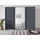 Schwebetürenschrank OTELI 278 x 233 x 68 cm Grau