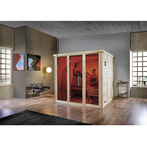 Bild von Sauna Kemi Panorama 3 mit ext. Steuerung beige