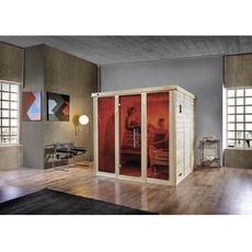 Bild Sauna Kemi Panorama 3 mit ext. Steuerung beige