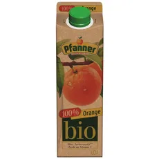 Bio Orangensaft 100 Prozent 1000ml von Pfanner