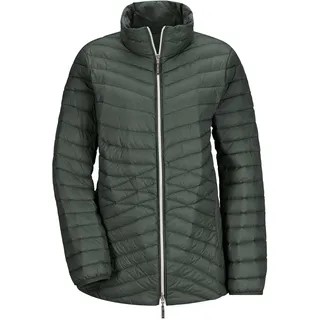 GOLDNER Steppjacke »Herbstjacke mit Daunen, Stehkragen«, grün