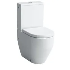 Laufen Pro Stand-WC, Tiefspüler, für Aufsatz-Spülkasten, spülrandlos, Abgang senkrecht/waagrecht, 650x360x430mm, H825962, Farbe: Weiß