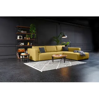 Tom Tailor HOME Ecksofa »HEAVEN STYLE M«, aus der COLORS COLLECTION, wahlweise mit Bettfunktion & Bettkasten gelb