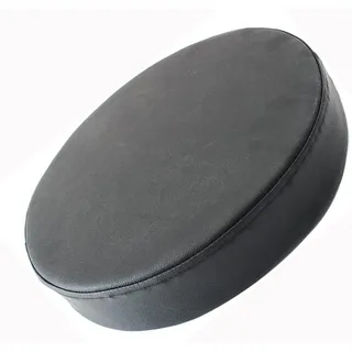 uyeoco Rundes Stuhlkissen Aus Kunstleder, 30X30cm/35X35cm/40X40cm/45X45cm/50X50cm/55X55cm, Rundes Memory-Schaum-Sitzkissen, wasserdichte, rutschfeste Runde Stuhlpolster(C3,35x35x8cm(13.8x3in))