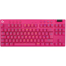 Logitech G PRO X TKL LIGHTSPEED kabellose Gaming-Tastatur - MAGENTA - PAN - TACTILE