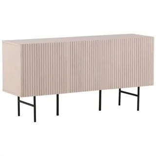 Livetastic SIDEBOARD Schwarz, Weiß - 150x75x42 cm