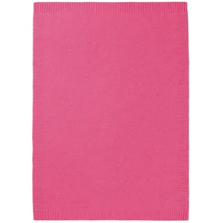 Biederlack "Babydecke Wool Knit", 75 x 100, mit kontrastfarbigem Patentrand,