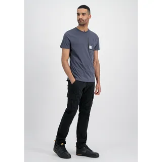 Alpha Industries T-Shirt »Alpha Industries Men - T-Shirts Label Pocket T-Shirt«, grau