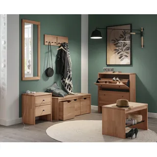 Home Affaire Dura Schuhbank 120 x 45 x 40 cm braun / braun