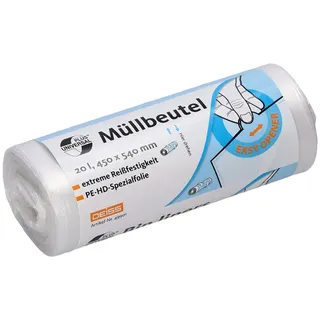 Deiss UNIVERSAL PLUS Müllbeutel transparent, 20 L): 50 Stk.)