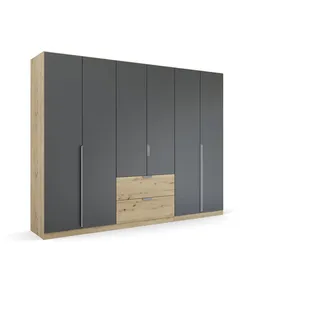 Rauch Drehtürenschrank Dark&Wood by Quadra Spin 271 x 210 x 54 cm Braun/Grau