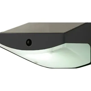 Solar Wandleuchte Bewegungsmelder B: 10,6 cm LED 3000 K IP44 Weiß Lampe Wand