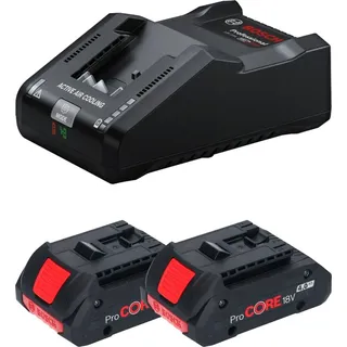 ProCore Starter Set Professional inkl. 2 x 18 V Li-Ion 4,0 Ah + Ladegerät 1600A016GB