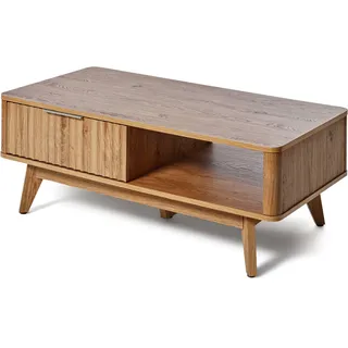 Jahnke Wave Coffee SK Braun Eiche 110 x 44 cm