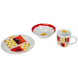 Gedalabels Kindergeschirr HP Gryffindor 3teilig, Porzellan, Geschirrset, Geschirr, Teller, Tasse, Schale, 3-teilig, GEDA, GEDA LABELS, Harry Potter, bunt