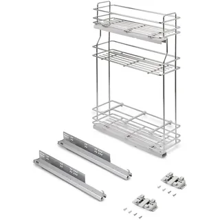 Emuca Supramax Flaschenhalter 200 Mm - Chromed - One Size