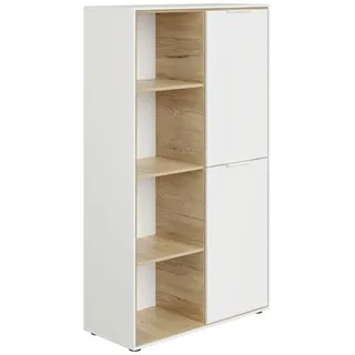 Paidi Kinderregal Lieven 97,2 x 165 x 38,8 cm Eiche weiß