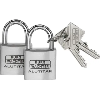 Burg Wächter Burg-Wächter DUO 770 30 Alutitan, 5mm, 51mm, 2er-Set