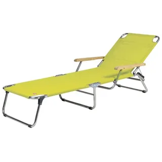 Liege Amigo mit Armlehnen Fiam grün, Designer Francesco Favagrossa, 29x69x0 cm