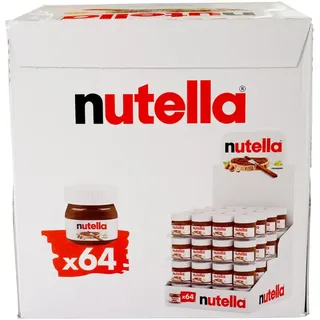 Ferrero nutella Nougatcreme, 64 St. je 25,0 g/1,6 kg
