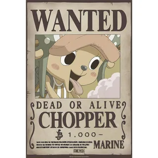 GB eye - ONE PIECE Poster Wanted Chopper Wano (52x38cm)
