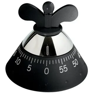 Alessi A09 B Küchentimer Schwarz 10,5 cm
