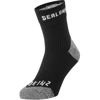 SealSkinz Dunton Wasserdichte Knöchellänge Socken für Allwetter mit Hydrostop Technologie, Schwarz, M