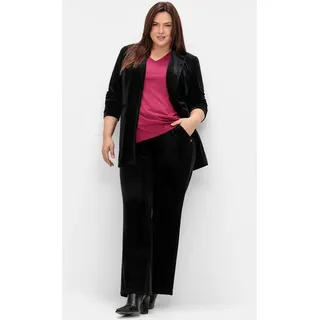 sheego Stretch-Hose, schwarz