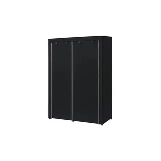 Songmics Stoffschrank 140 x 174 x 43 cm Schwarz