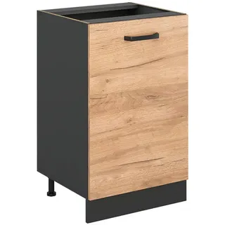 Vicco Unterschrank R-Line 50 x 81,6 x 46 cm Braun/Anthrazit