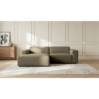 OTTO home »Koa, 228 cm, L-Form, Modulsofa in Cord, Chenille, Struktur, Webstoff« Designsofa, weicher Lounge-Sitzkomfort, Welleunterfederung, bodentief,