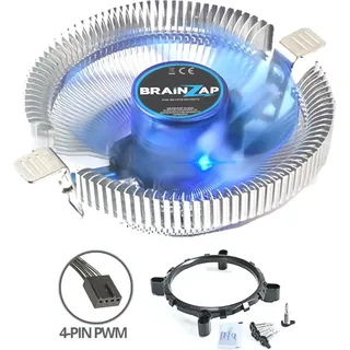 BRAINZAP CPU Kühler 4-PIN PWM 70W TDP Fan Lüfter Prozessor Intel+AMD 1150 1151 1155 1700 AM2 AM3 AM4 Alle Sockel