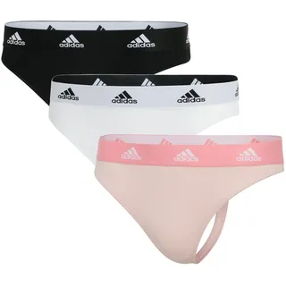 adidas Sportswear Tanga »"Sport Active Comfort Cotton"«, (3er Pack), mit Real Cool Cotton-Technologie, bunt