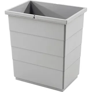 Hailo Inneneimer 1122239 hellgrau 20 Liter 320 x 226 x 362 mm hoher Boden - Grau