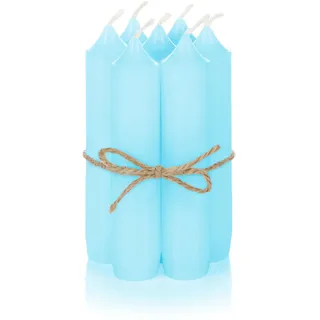 Nordstern Stabkerzen Mint 6er Pack - Kleine Kerzen für Kerzenhalter, Adventskranz oder als Baumkerze - Ideale Tisch Deko für Hochzeit oder Weihnachten - 11 x 2,2 cm