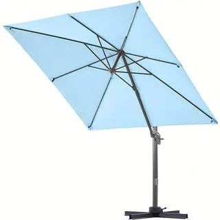 Sonnenschirme – Gartenschirm – Quadratischer Sonnenschirm 250x250 cm – 360° schwenkbar – UV50+ Schutz
