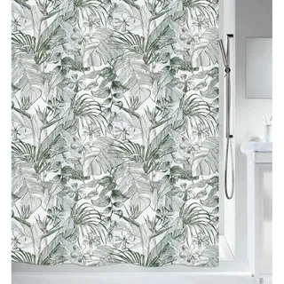 Spirella Duschvorhang Spirella Tropic 180 x 200 cm grün
